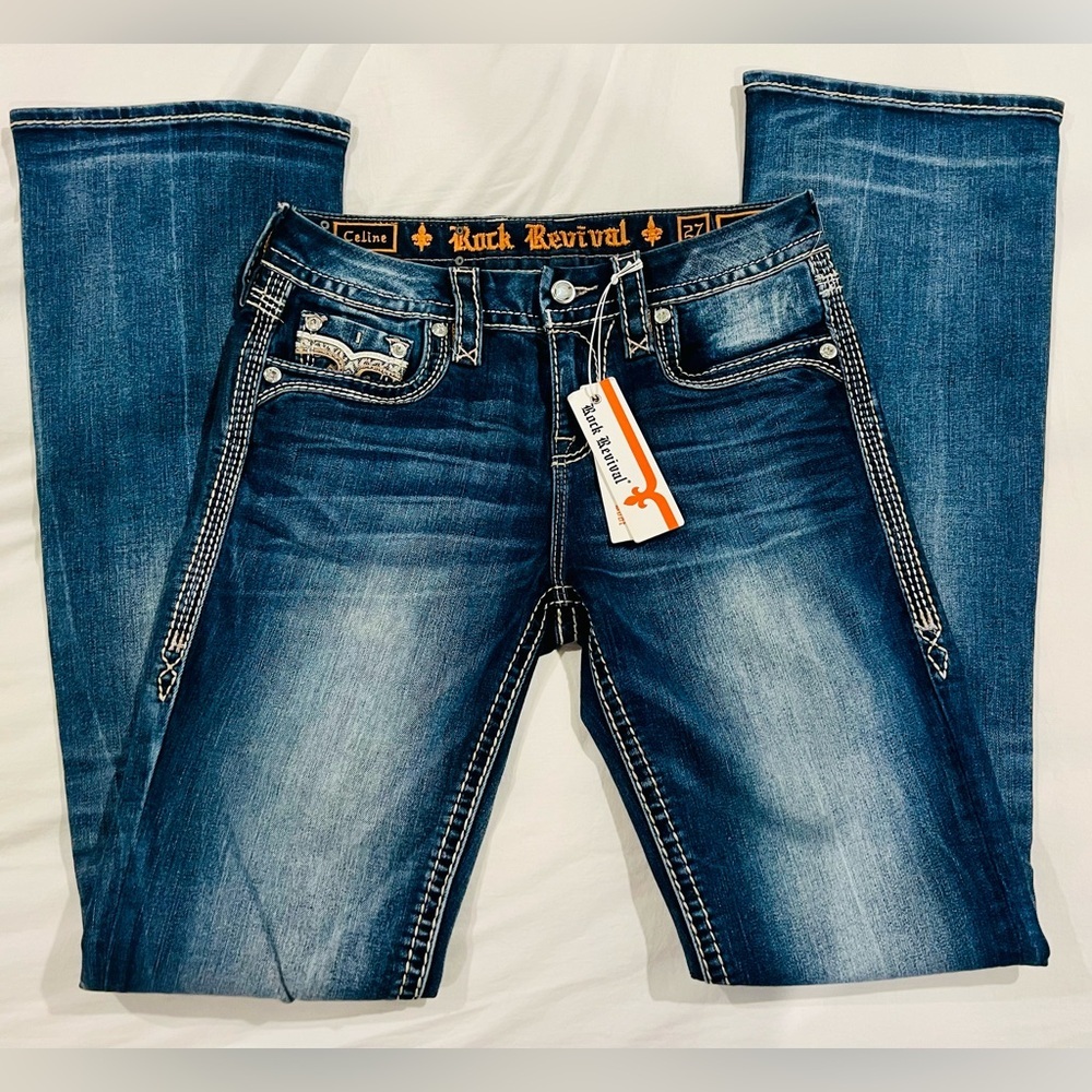 ROCK REVIVAL CELINE JEANS